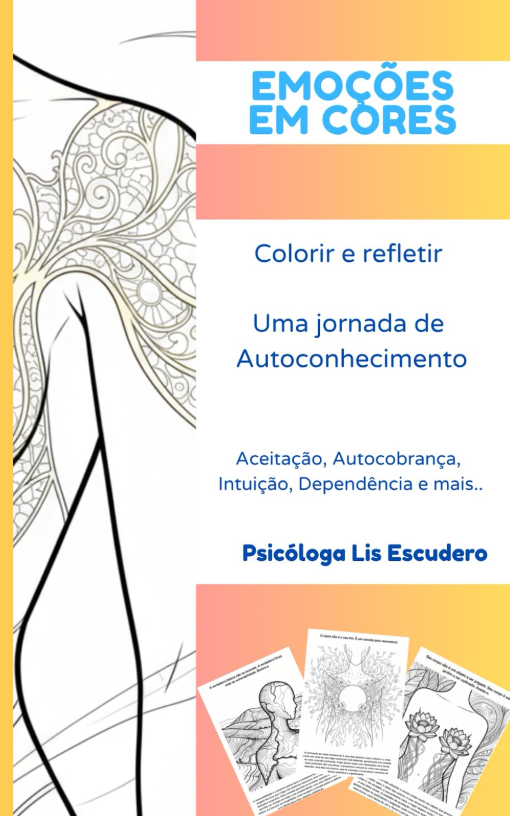 Emoções em Cores: Colorir e Refletir - Uma Jornada de Autoconhecimento