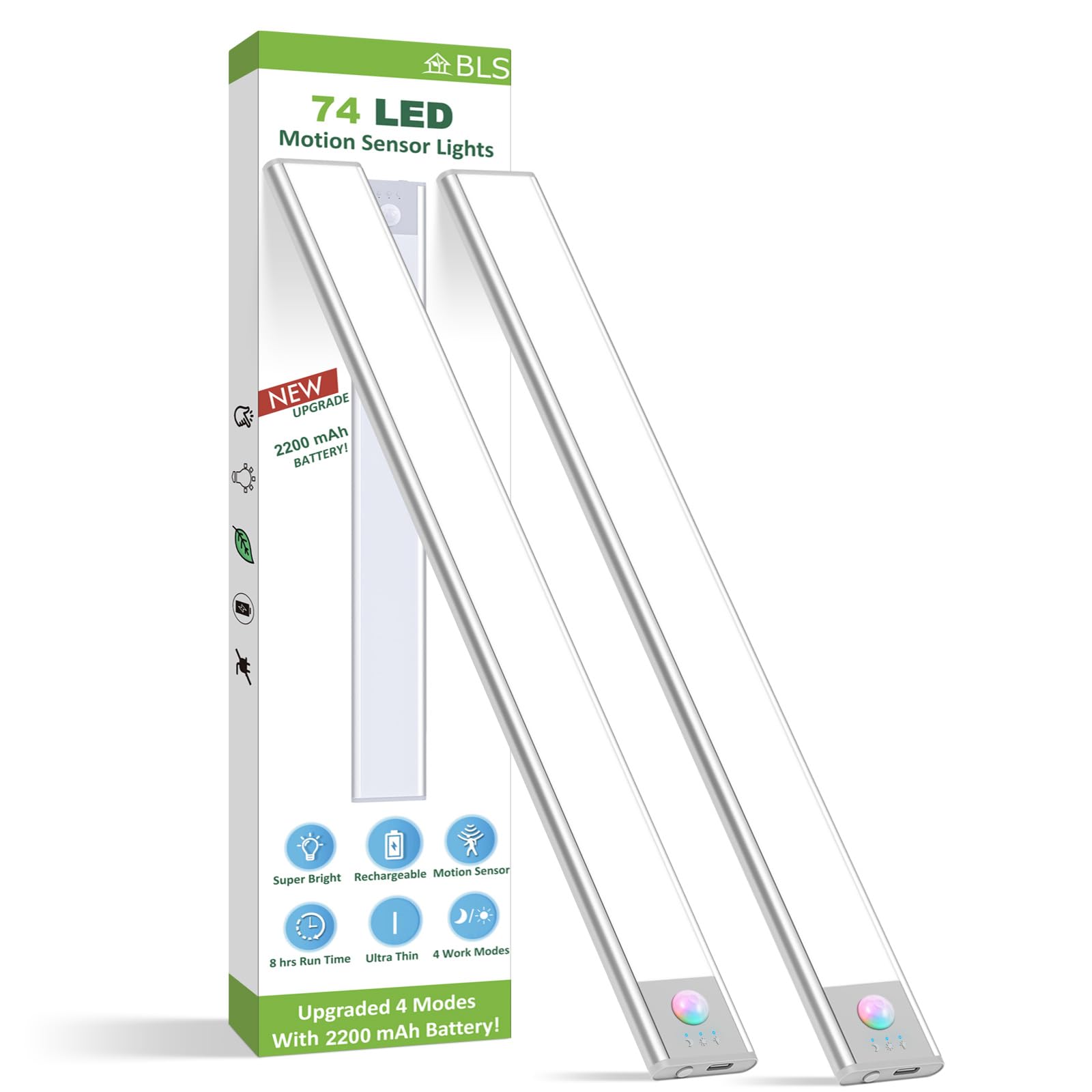 BLS 74 LED Under Cabinet Lights 2 Pack