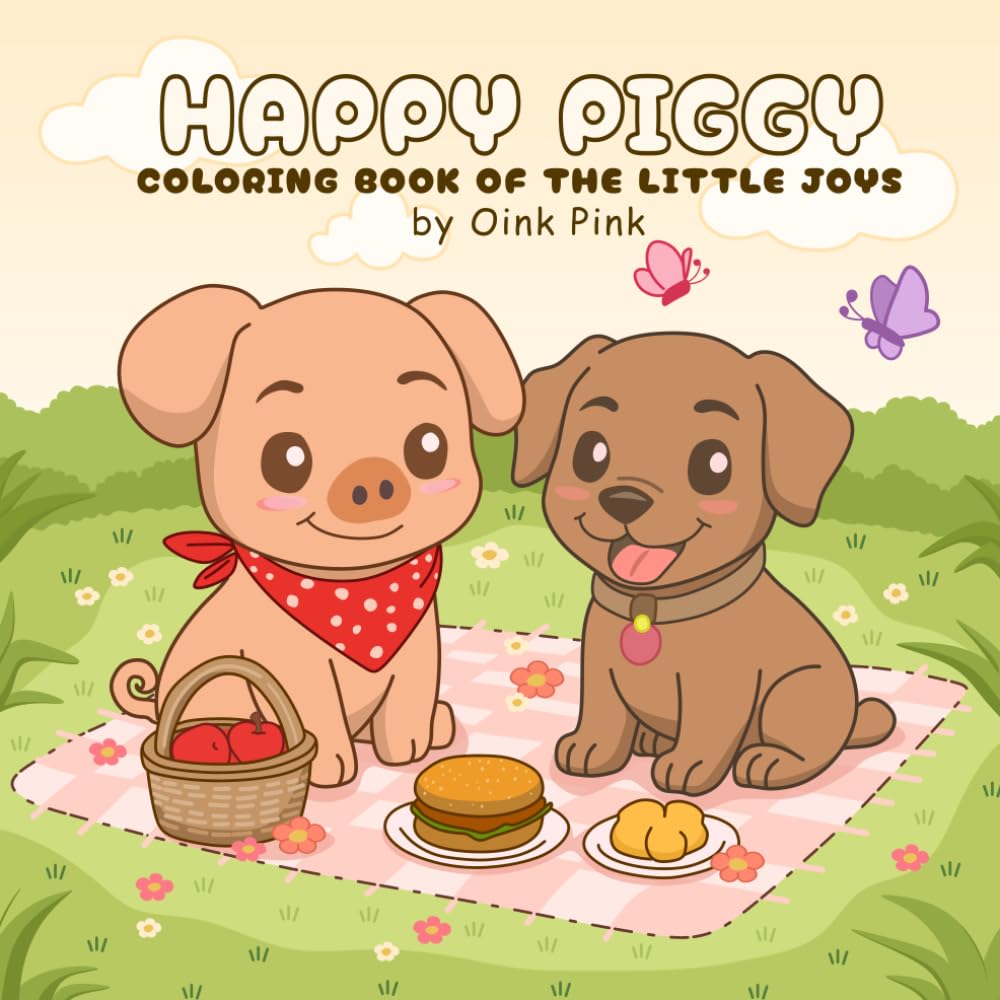 Happy Piggy: Coloring Book Of The Little Joys