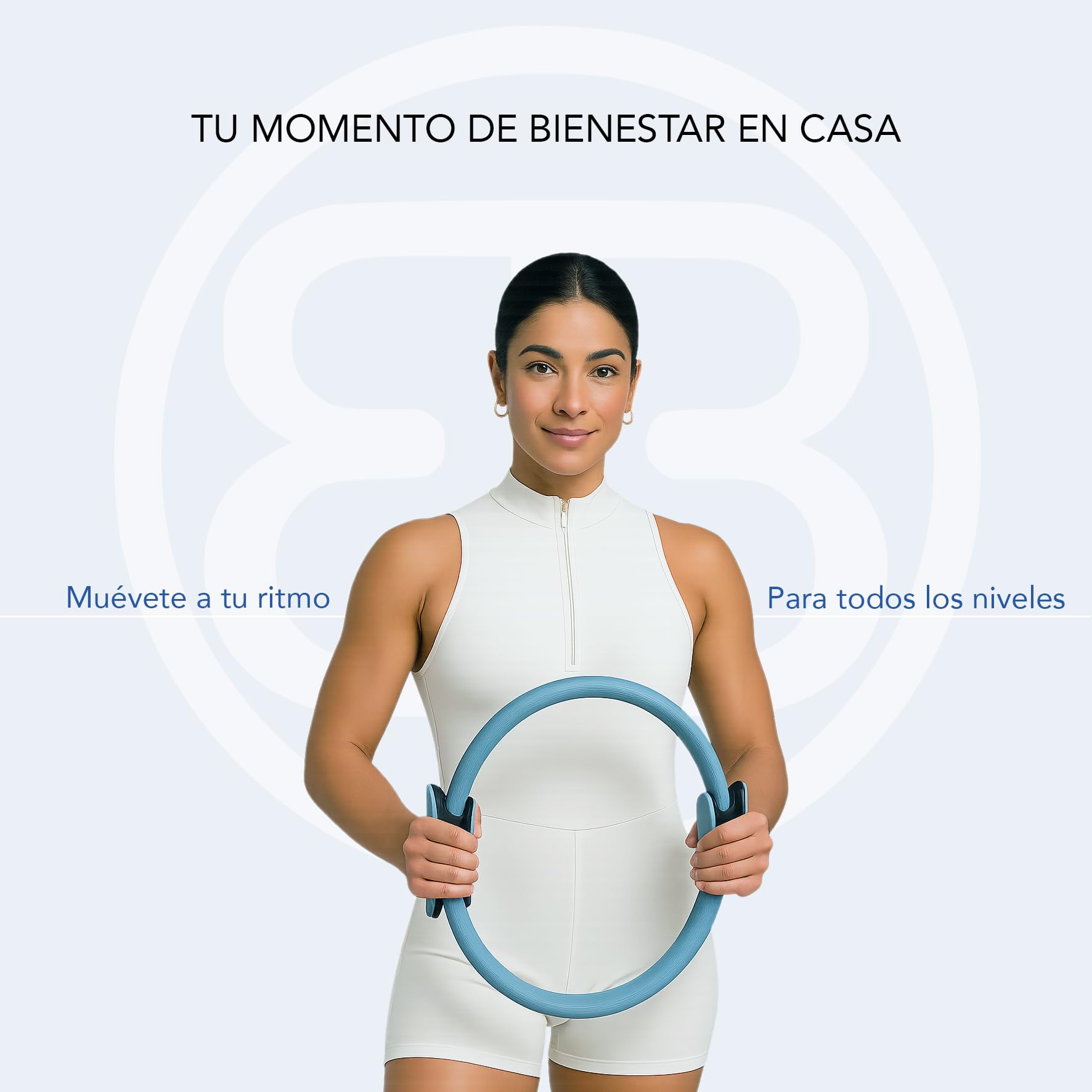Kit Aro Pilates, kit pilates en casa, Aro pilates, Kit pilates, 5 Bandas Elasticas Fitness, Goma Elastica Pilates Accesorios, Kit Pilates en Casa para Ejercicio de Pilates Yoga, Accesorios pilates,