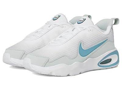 Nike Kids Air Max Nova (Big Kid) Kids Shoes White/Denim Turquoise/Light Silver/Mint Foam : 5.5 Big Kid M, Textile