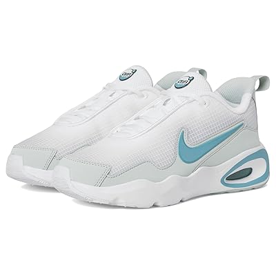 Nike Kids Air Max Nova (Big Kid) Kids Shoes White/Denim Turquoise/Light Silver/Mint Foam