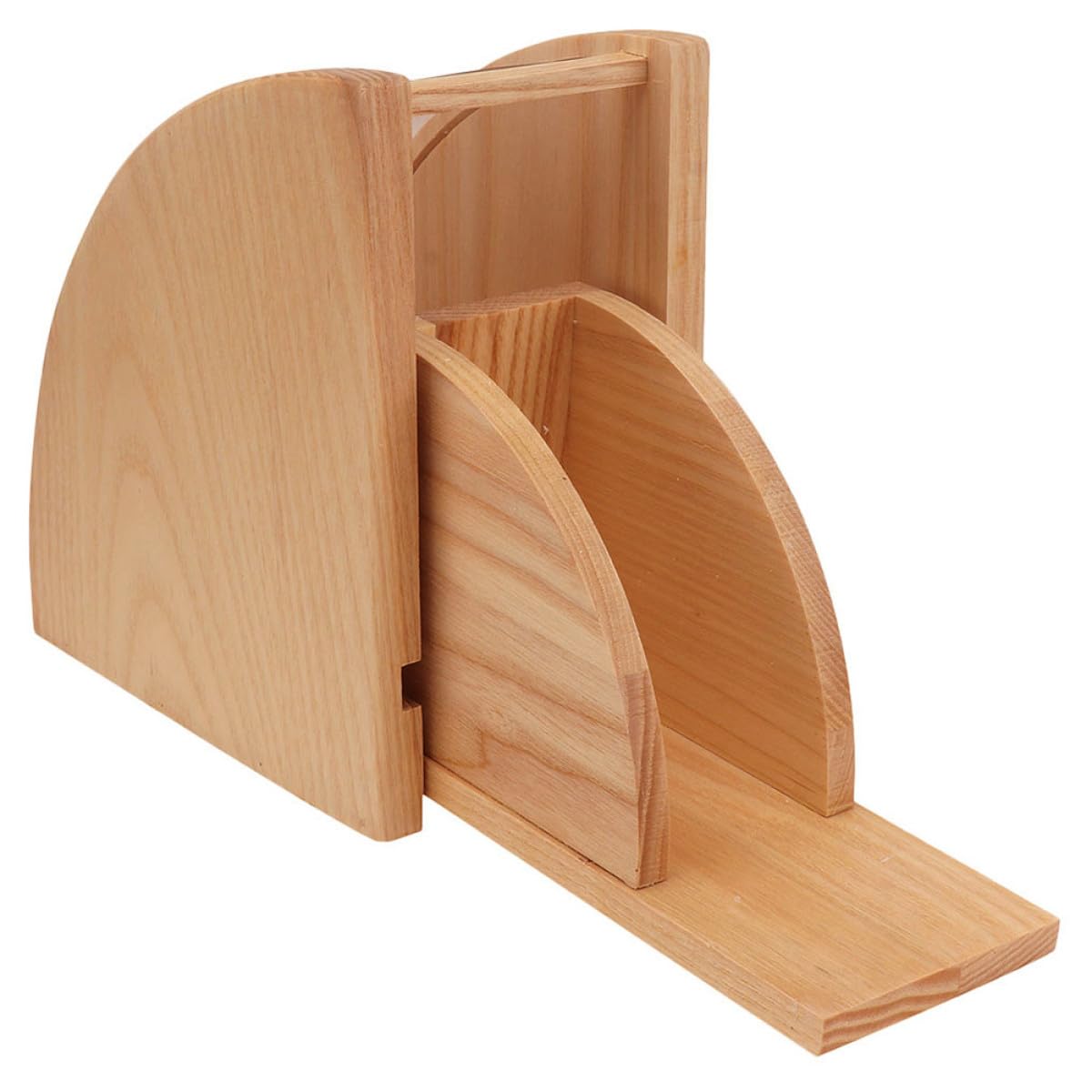 Porte-filtre à café en bois naturel PLAFOPE au design épuré pour comptoir