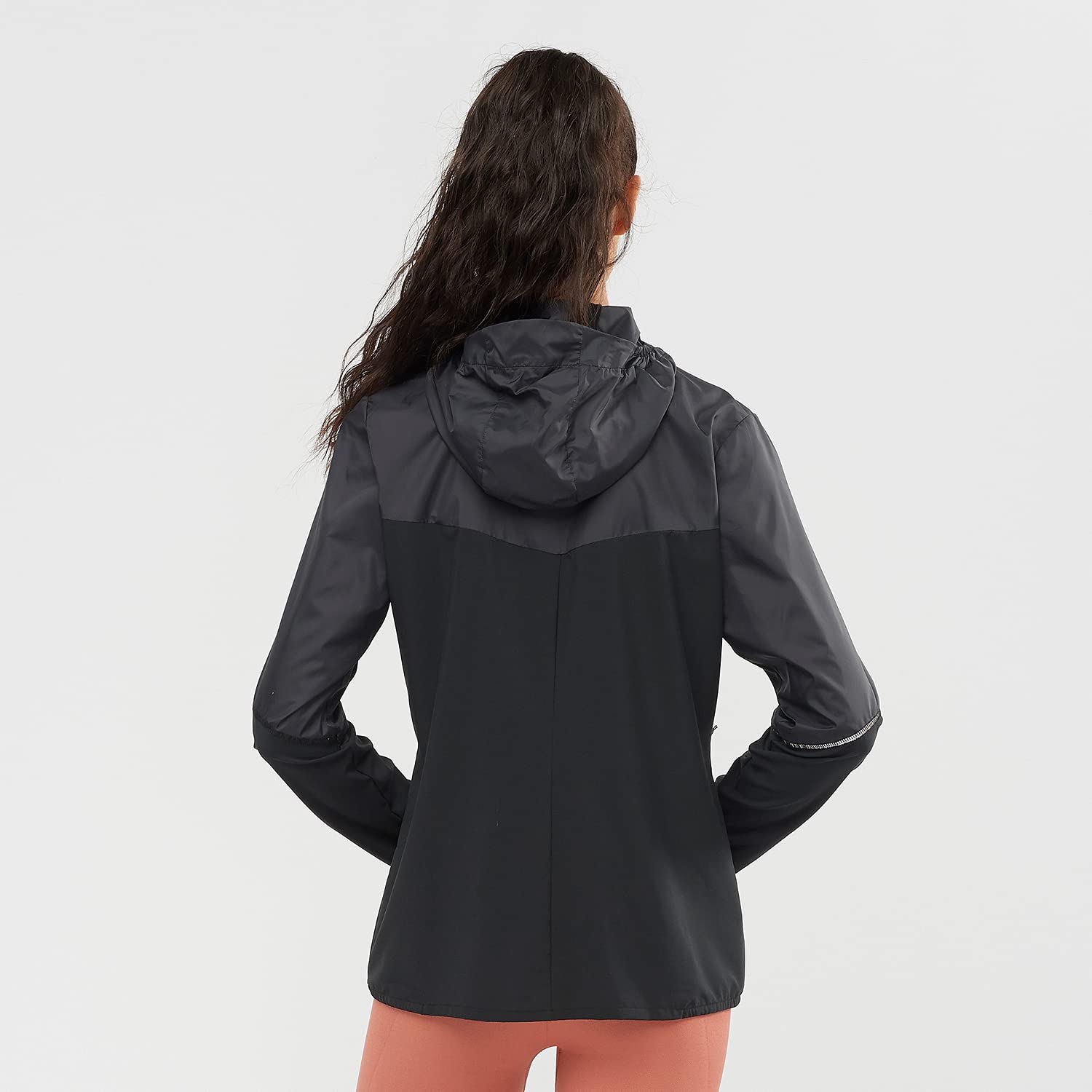 Salomon Agile Sudadera con cremallera para hombre para caminar, correr o hacer senderismo