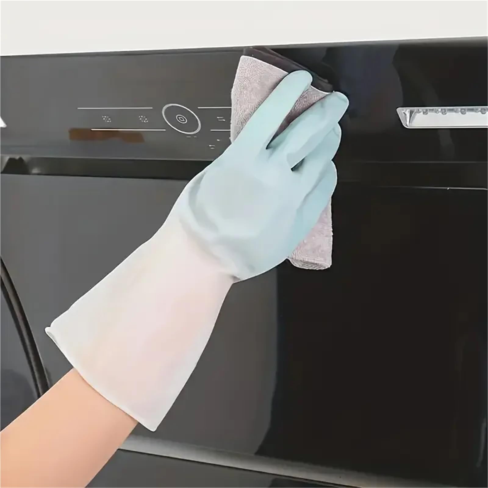 Guantes Limpieza Guantes de limpieza (3 pares), resistentes al agua, antideslizantes, for cocina y lavavajillas