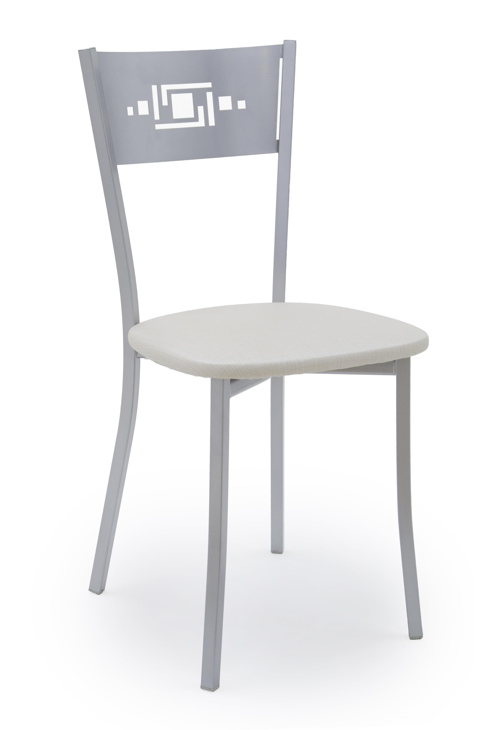Caral Home Pack de 2 sillas de Cocina Tetra, Asiento Piedra