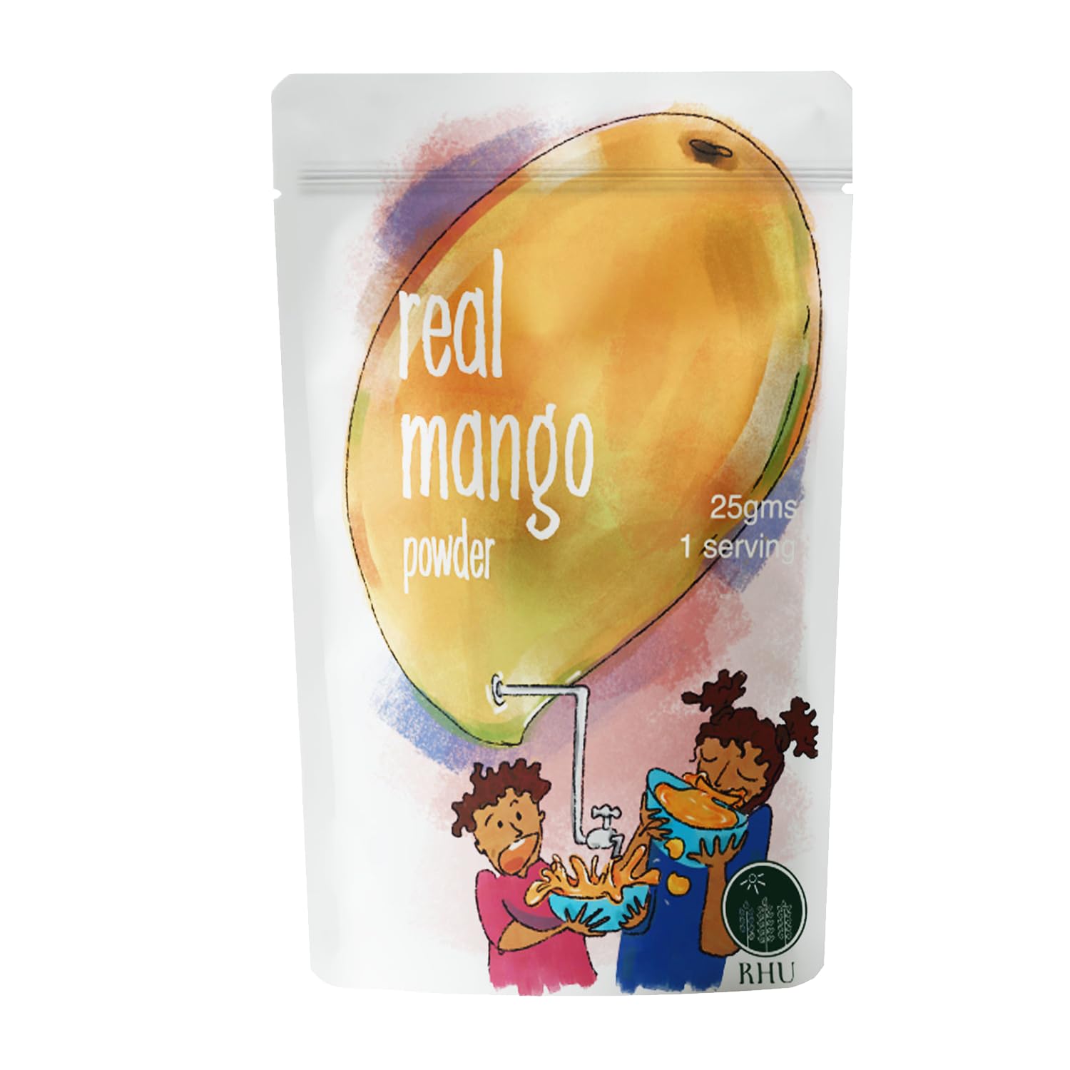 RHU Organics Mango Powder 100gm Perfect for Custards, Smoothies, and Beverages Natural Mango Flavor for Desserts & Drinks Pack of 4 x 25gm (B0D78M56G2) Amazon Price History, Amazon Price Tracker