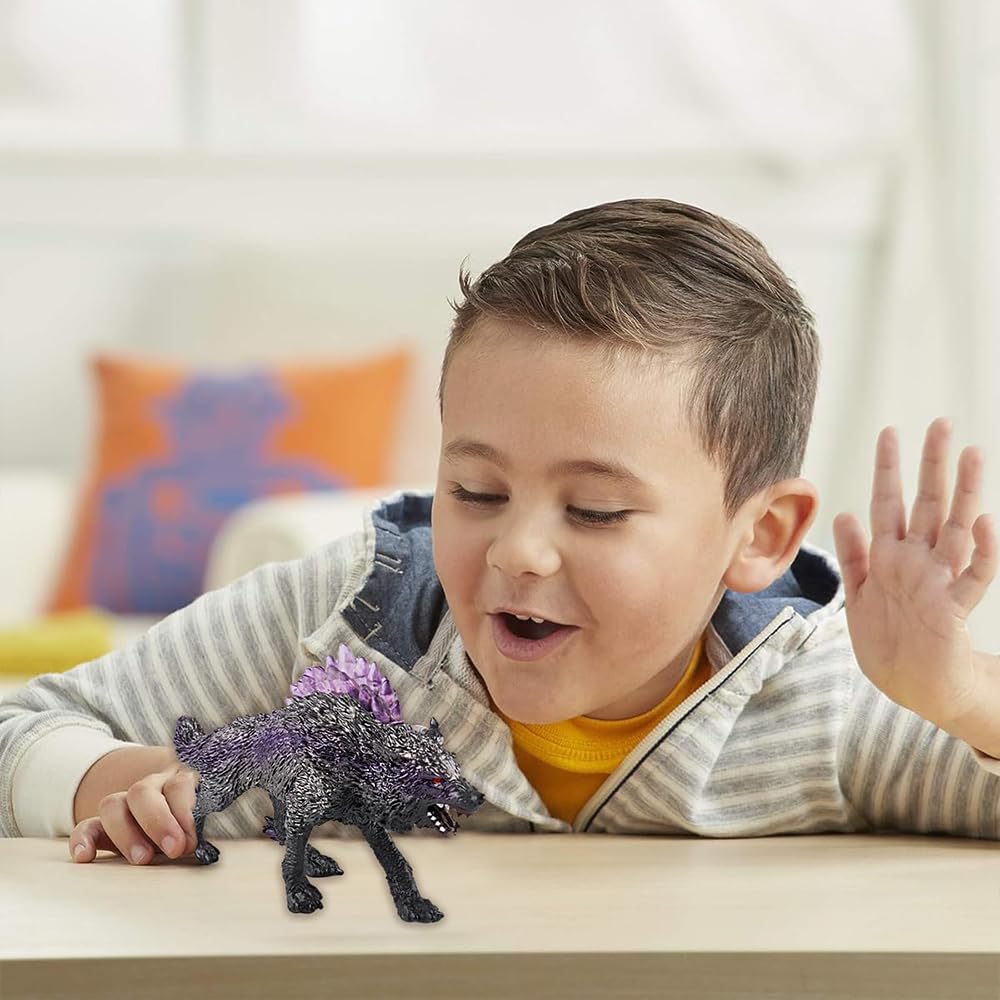 YGCHEN Wolf Figur Miniatur Schattenwolf – Realistische Spiel- & Deko-Figur Aus Vinyl