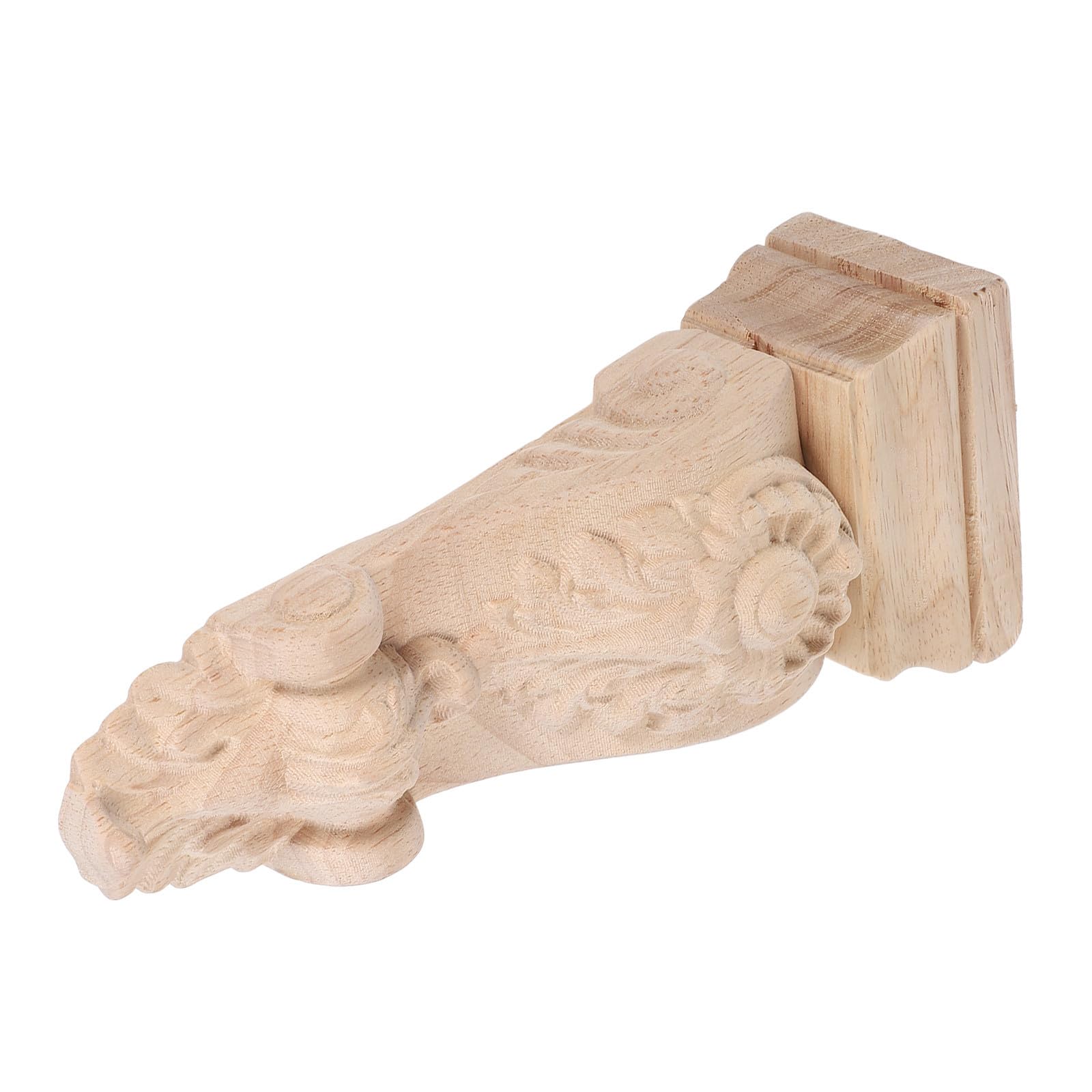 Ménsula de madera beige Yardwe para puertas decorativas clásicas 8