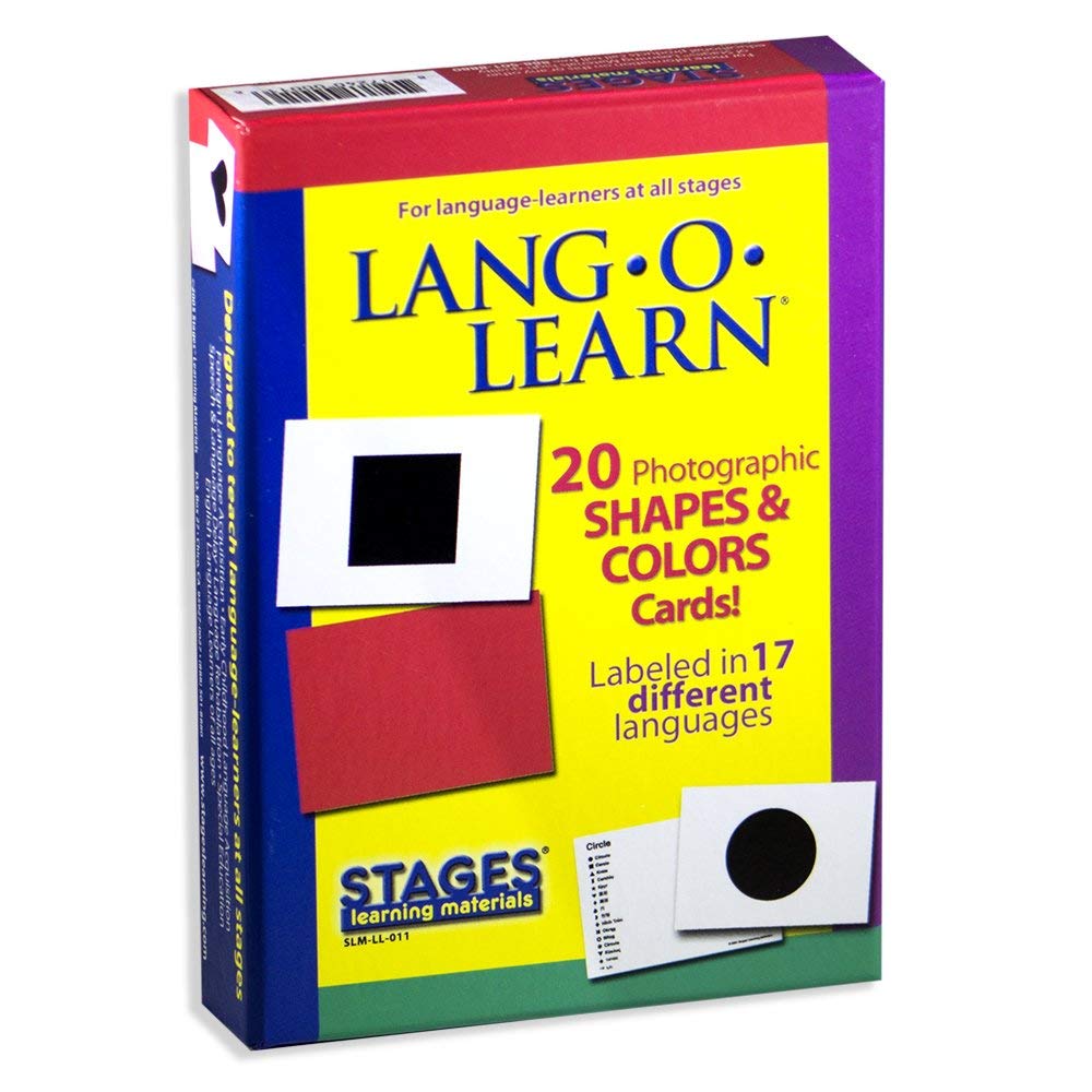 Stages Learning Lang-O-Learn Shapes & Colors Cards for Language Learning