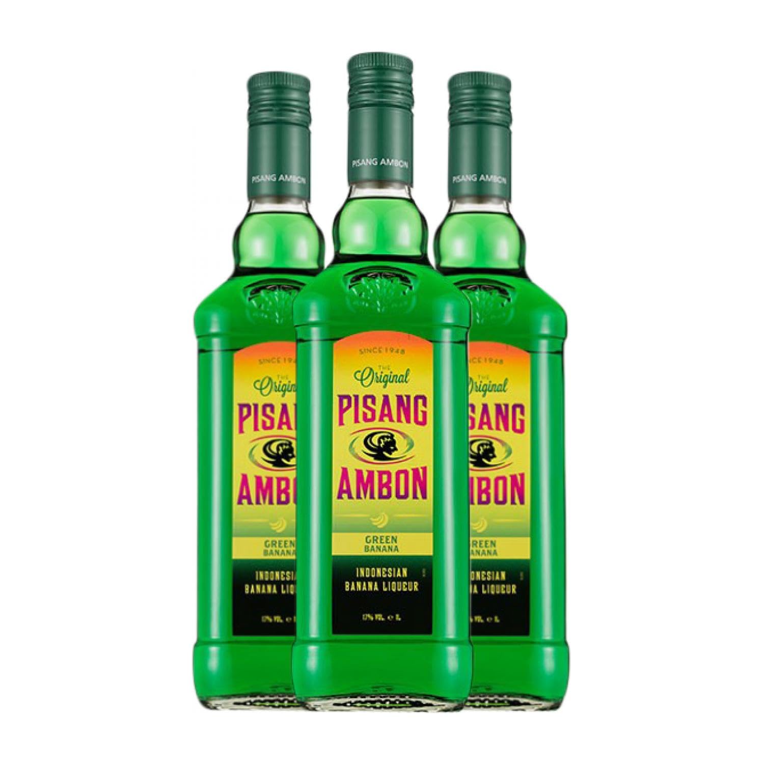 Licores Pisang Ambon 70 cl (Caja de 3 Botellas de 70 cl)