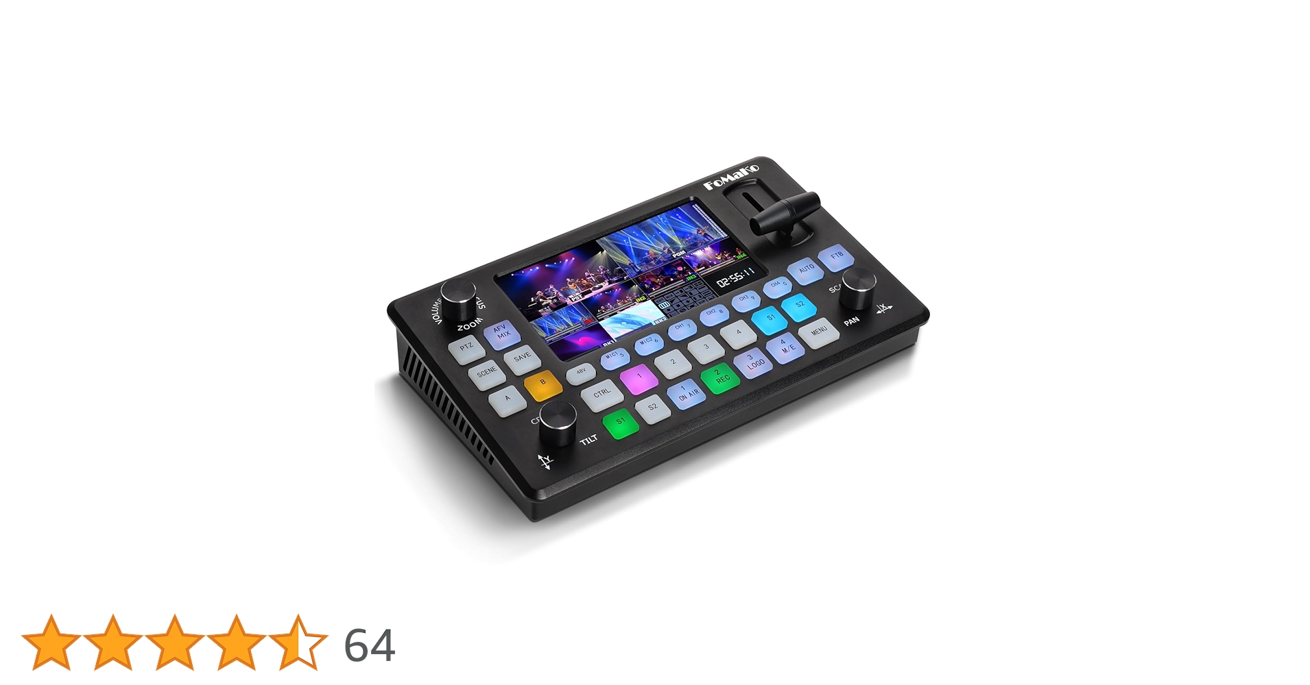 FoMaKo PTZコントロール機能付きビデオスイッチャー　KC601 美品 FoMaKo - FoMaKo ビデオミキサースイッチャー KC601 Pro の評価