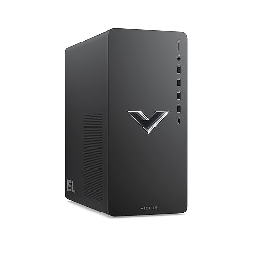 HP Victus Gaming PC | AMD Ryzen 5 5600G | 16 GB DDR4 RAM | 512 GB SSD | NVIDIA GeForce RTX 3050 | Windows 11 Home | Mica Silver