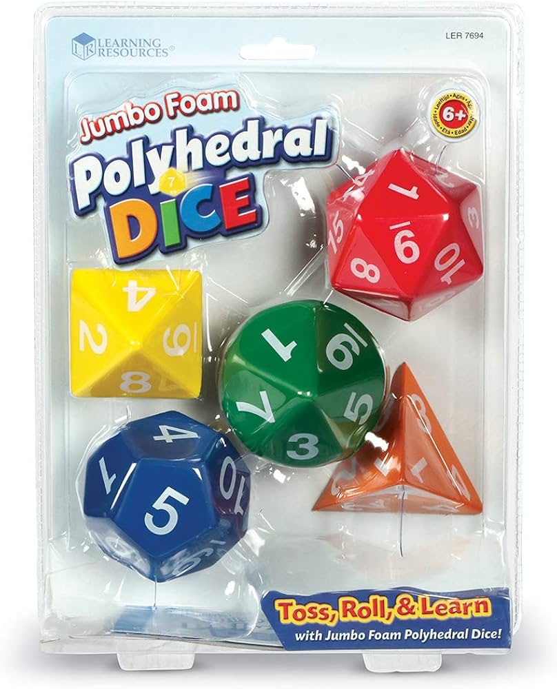 サイコロ ダイス サイコロ 多面体 7個入り D20 D12 D10 D8 D6 D4 アクリル製