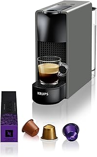 Krups Nespresso Essenza Mini XN110B – Coffee Pod Coffee Maker for Nespresso Capsules, Compact, 2 Coffee Programs, 19 Bars,…