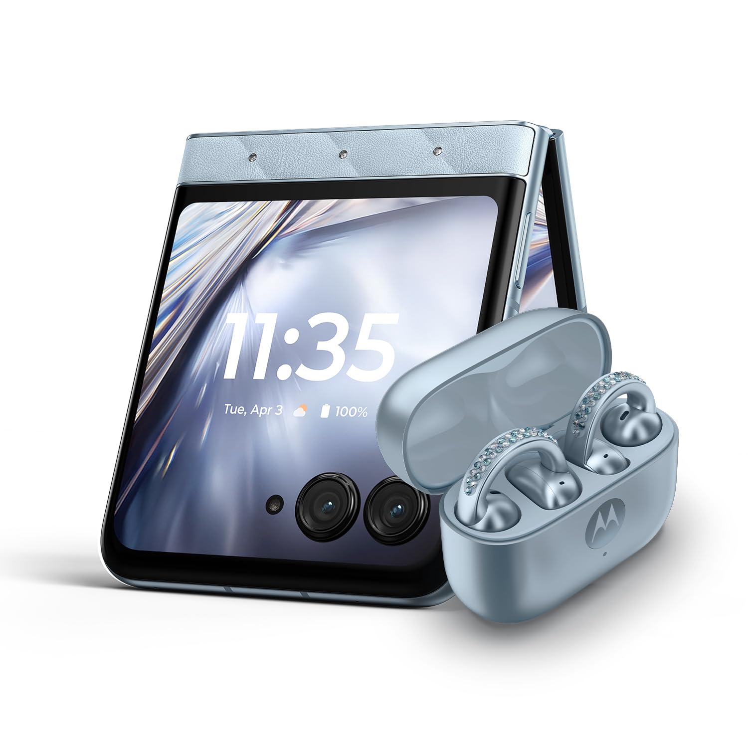 Amazon.com: Motorola razr – 2025 and Moto Buds Loop with Crystals