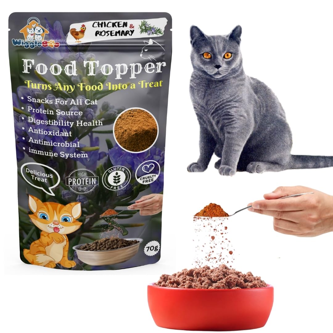 See full amazon price history chart for WiggleBoo Magical Cat Food Topper || Joy of Best Taste || Chicken & Rose Mary Flavour || Grain Free & Protein Rich || Anti Oxident || 70g WiggleBoo Magical Cat Food Topper || Joy of Best Taste || Chicken & Rose Mary Flavour || Grain Free & Protein Rich || Anti Oxident || 70g (B0CQLK5R6N) Amazon Price History, Amazon Price Tracker