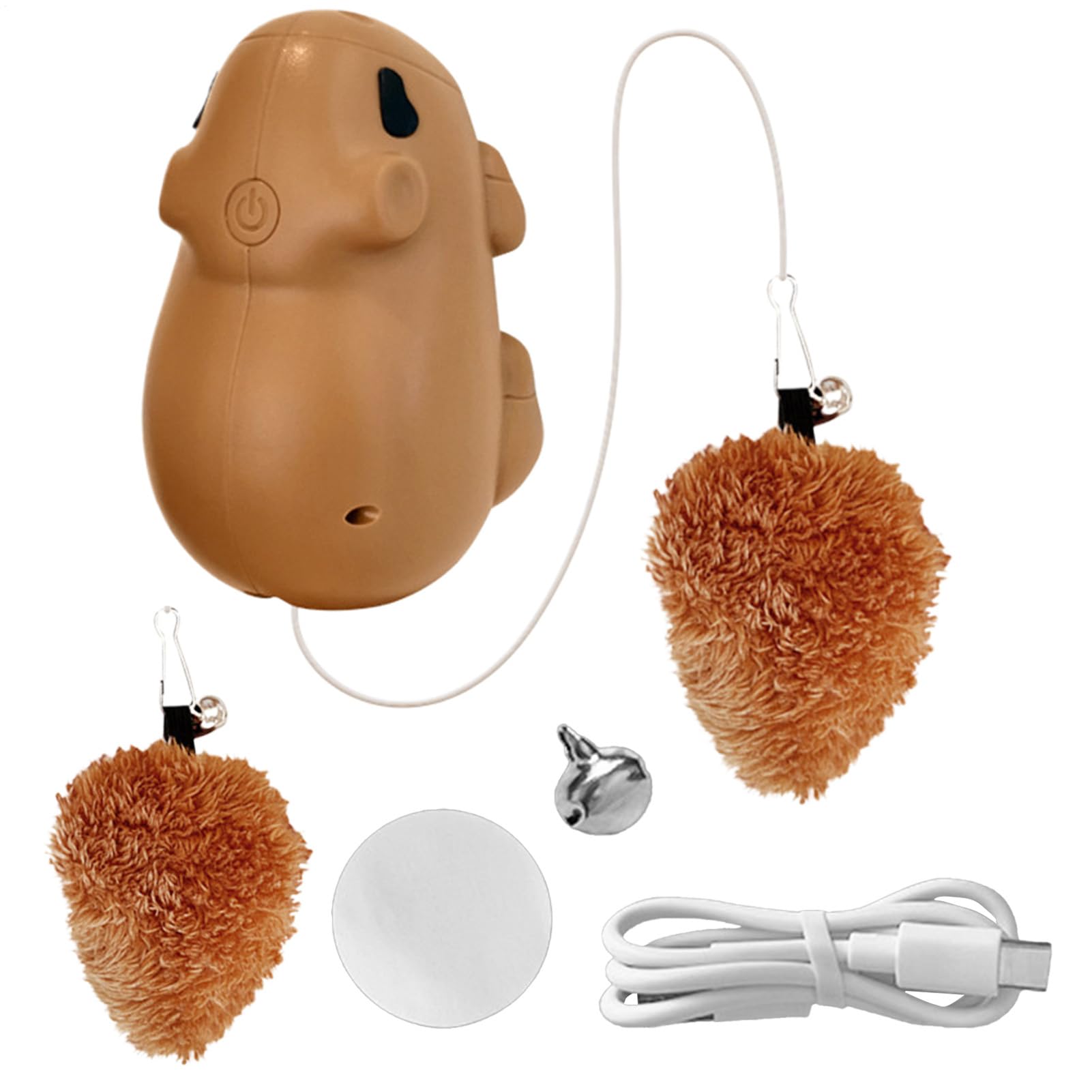 Jouet interactif pour chat capybara pour stimuler l'instinct de chasse en votre absence