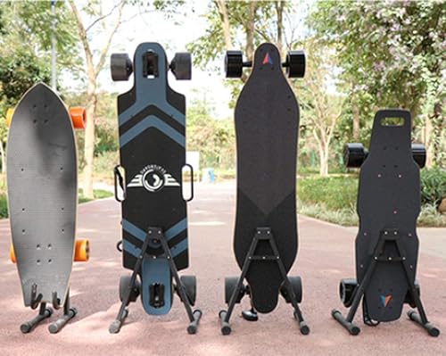 Miniatura 4 de Almacenamiento de monopatín, exhibición y organizador, soporte de patinaje longboard, soporte portátil para monopatín o longboard, accesorios de