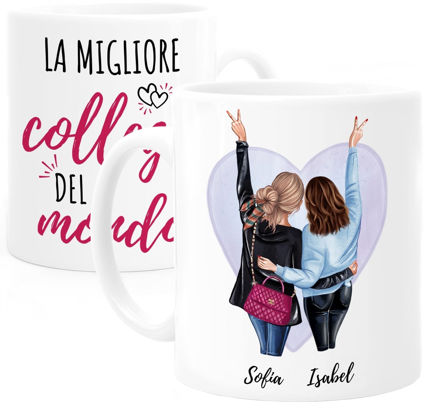 Set Regalo Auguri Per Colleghi - Tazza, Sottobicchiere E Quaderno - Manta Makes