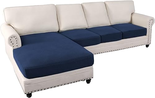 cjc Funda de sofá para sofá modular en forma de L, 3 piezas, fundas de jacquard elásticas para sofá de sala de estar, fundas de muebles en forma de