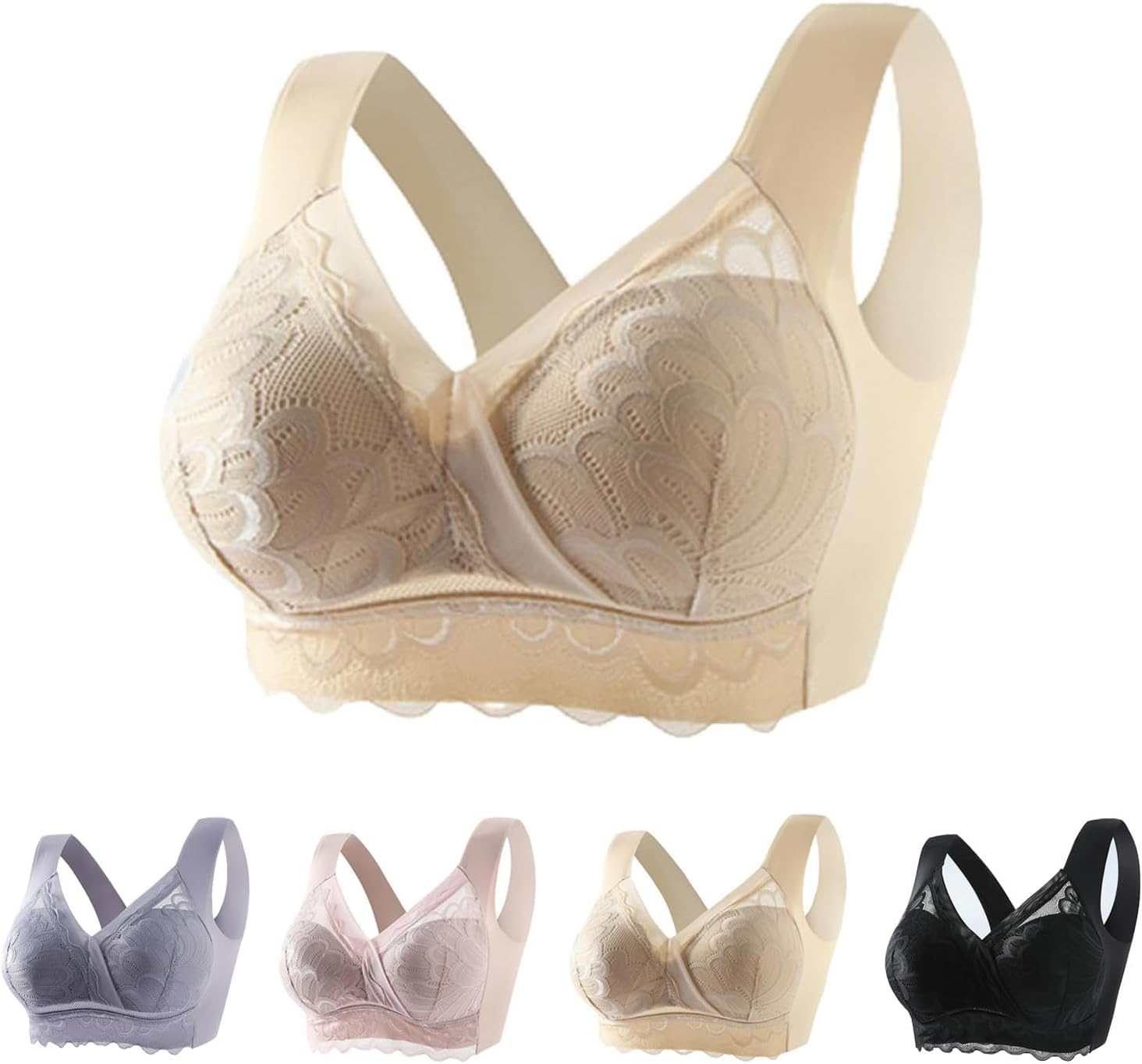 Amazon.co.jp [HUGGINS] Dotmalls Posture Bra, Dotmalls Women's Thin No