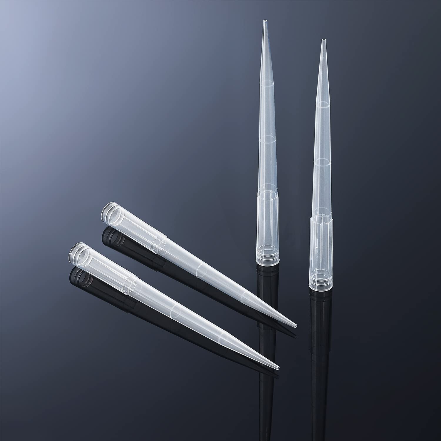 1000μL 1ml Pipettenspitzen 500pcs für 100-1000μL Mikropipette Pipettierer, Einweg Standard Pipetten Spitzen für 1000μl Micropipette Pipettor Labor Einkanal Pipette