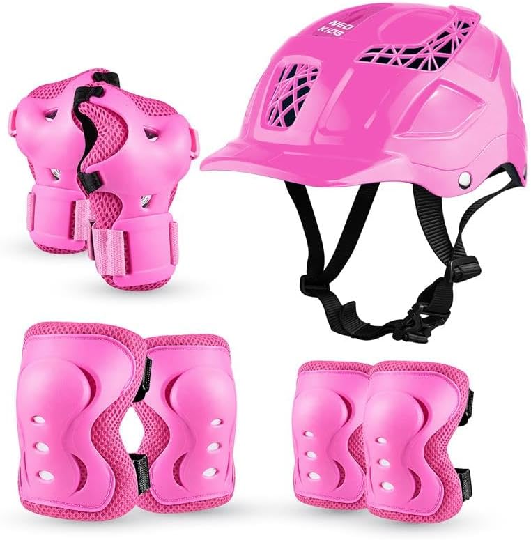 - Neo Kids Protective Gear Set | SX-4 | Knee Pads, Elbow Pads & Wrist Guards for Skating, Cycling & Skateboarding (Small Size)