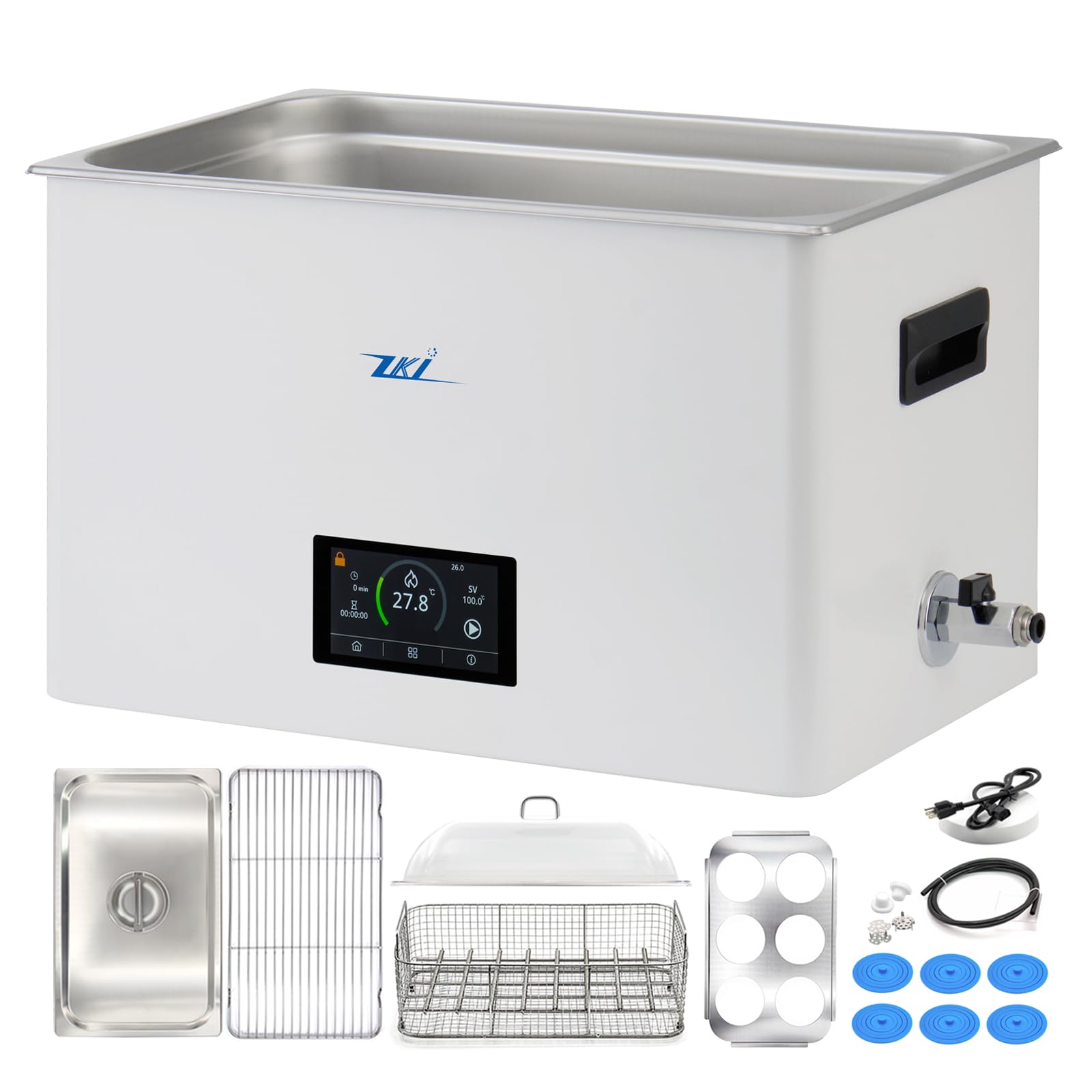 View 1 of **FOR PARTS ONLY** ZKI 20L Thermostatic Water Bath