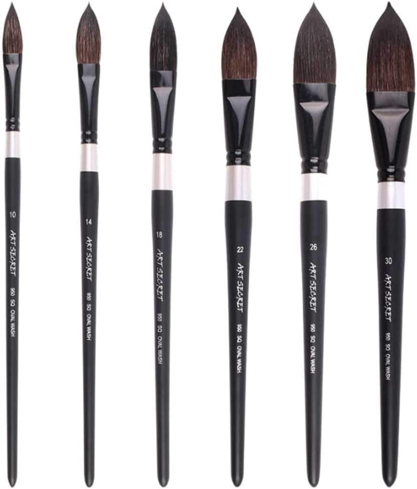 Pinceau Aquarelle Bois Pinceau Artiste Main Peinture pinceaux Aquarelle Gouache Dessin Art Pinceau Fournitures