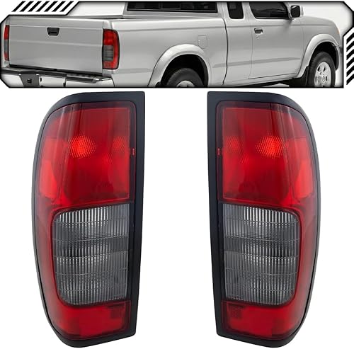 Miniatura 2 de EPIC LIGHTING Luces traseras halógenas de repuesto, color rojo humo, compatible con NISSAN 00-04 FRONTIER 2WD 4WD NI2818103 NI2819103 265547B425