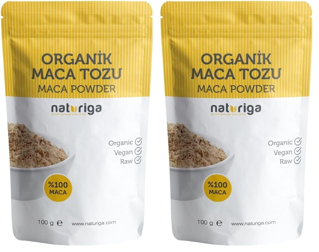 Naturiga Organik Maca Tozu 100 gr (2 paketi)