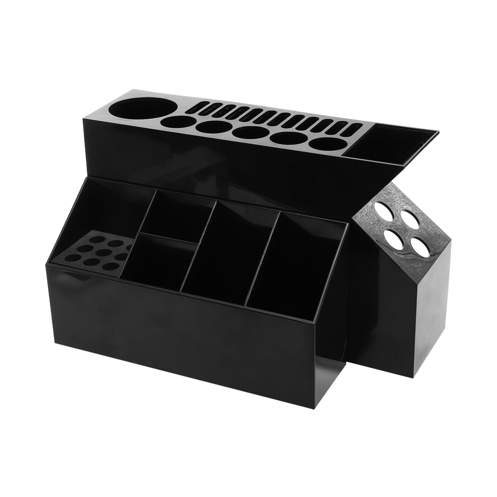 TOVINANNA Hair Holder for Barber Scissor Rack Large Capacity Scissor Socket Box Stylist Tool Storage