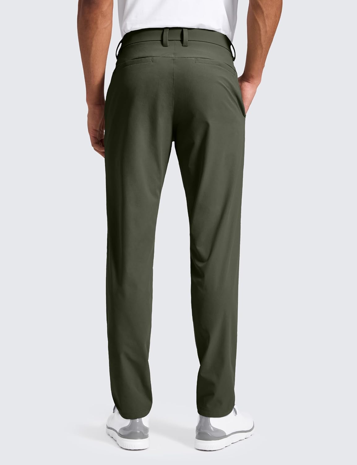 CRZ YOGA Breeze Comfy Golf Pants for Men - 30''/32" Lightweight Quick Dry Casual Athletic Work Dress Trousers with Pockets - Image 2