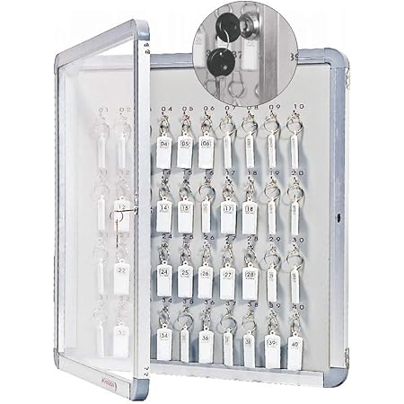 Alkosign Standard Aluminium Safe Lock Cabinet with Wall Mount Acrylic ...