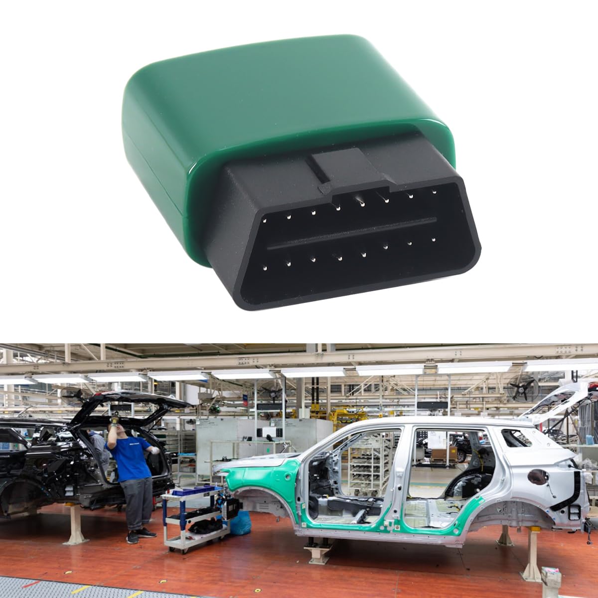 Scanner OBD2, Bluetooth 3,0, Verde