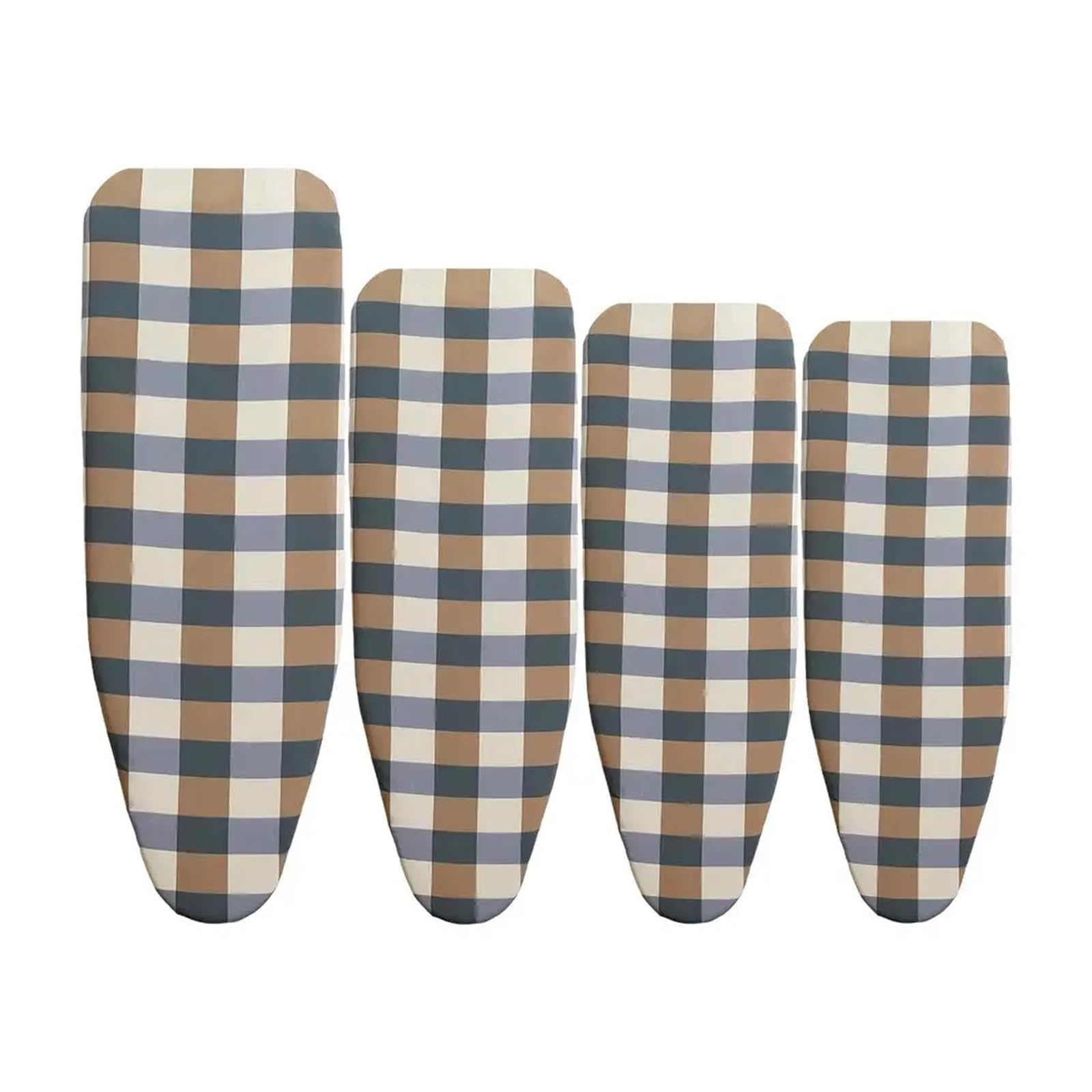 Funda for tabla de planchar, funda de algodón Extra gruesa resistente a quemaduras con borde elástico, cubierta de hierro for tabla de teñir, suministros for el hogar(Pack of 4)