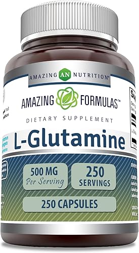 Miniatura 7 de Amazing Formulas Suplemento de L-Glutamina - Promueve la recuperación del entrenamiento apoya el sistema inmunológico y el mantenimiento muscular