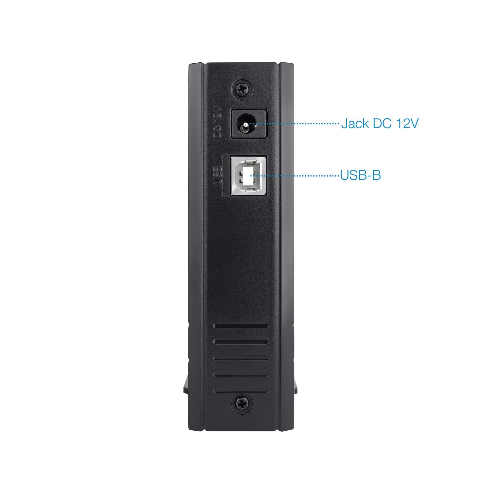 TOOQ TQE-3520B - HDD da 3,5", (IDE, SATA I/II/III/III, USB 2.0), alluminio, indicatore LED, nero, 350 gr.