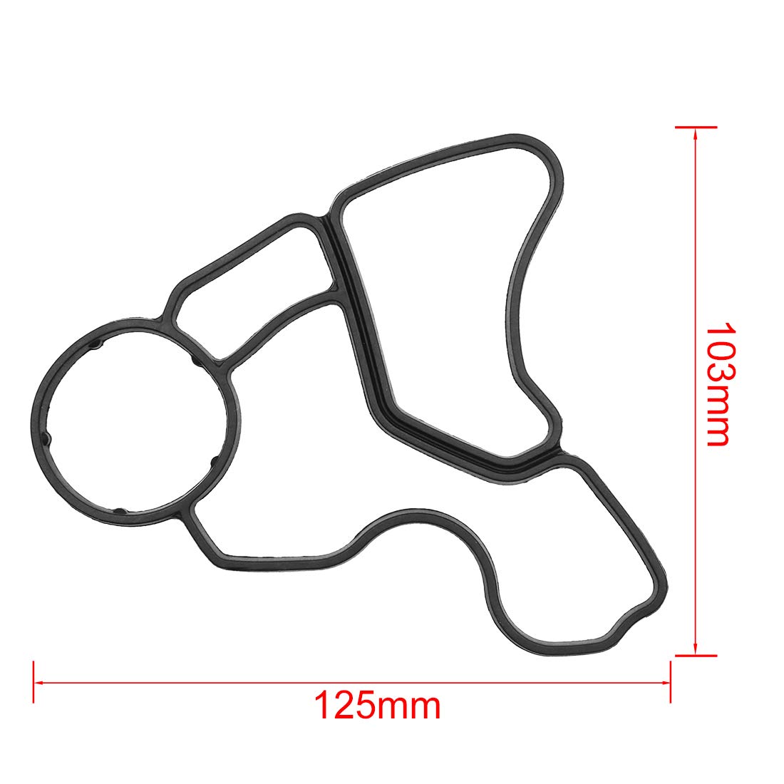 Amazon.com: X AUTOHAUX Cooler Housing Gasket Engine Oil Filter 