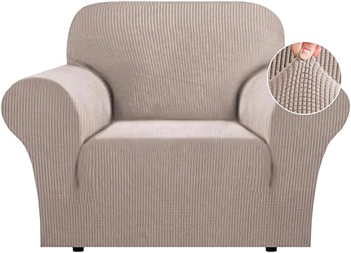 Miniatura 48 de Funda elástica para sofá Flamingo P de alto estiramiento, funda antideslizante para sofá de 3 cojines, protector lavable para muebles con mascotas