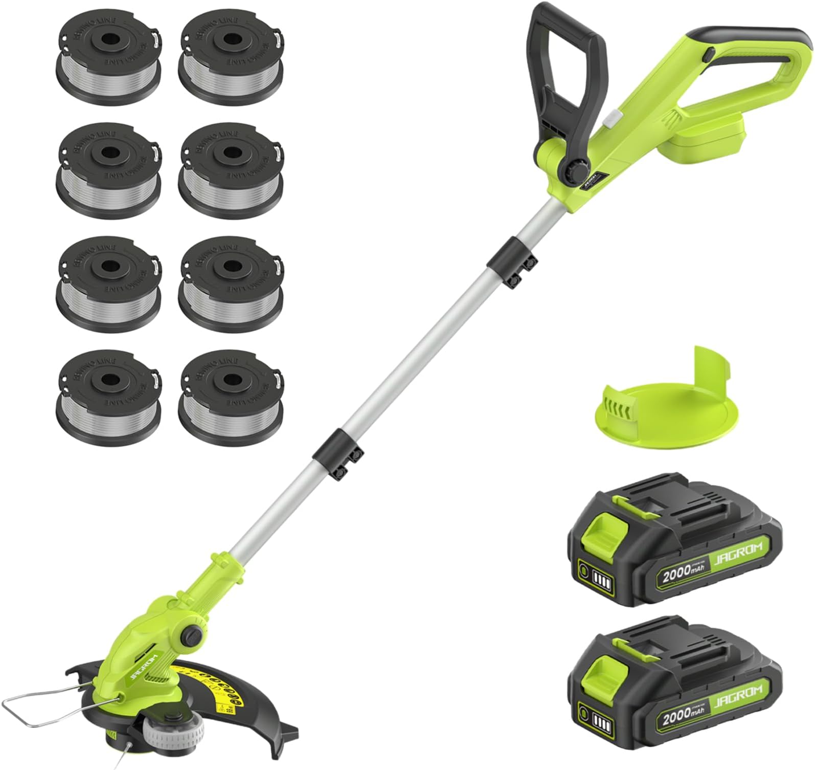 Electric String Trimmer Cordless with 2.0Ah Battery & Charger 20V Lawn Tool