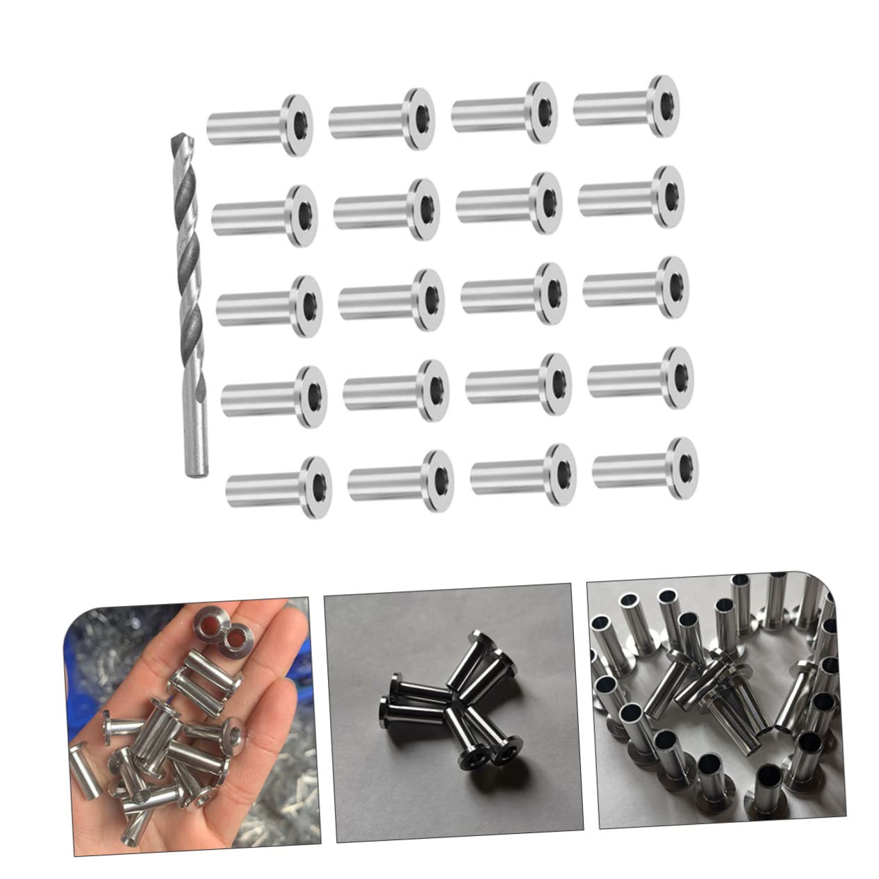 80Pcs Cable Protector Sleeves for Deck Railing System Durable DIY Post Protectors with Drill Bit for Indoor and Outdoor Applications