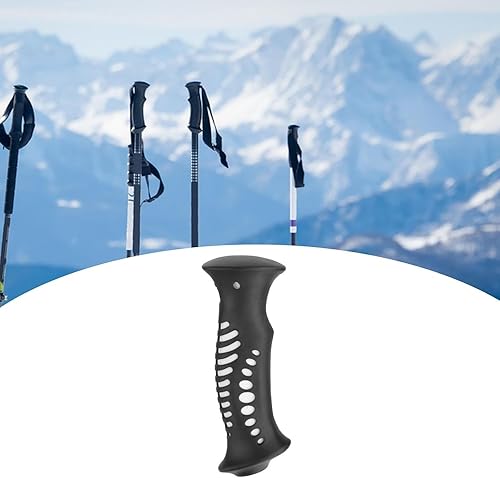 Miniatura 8 de misppro Mango de repuesto para bastón de senderismo, 0.709 in, negro, ligero, antideslizante, fuerte y recto para montañismo