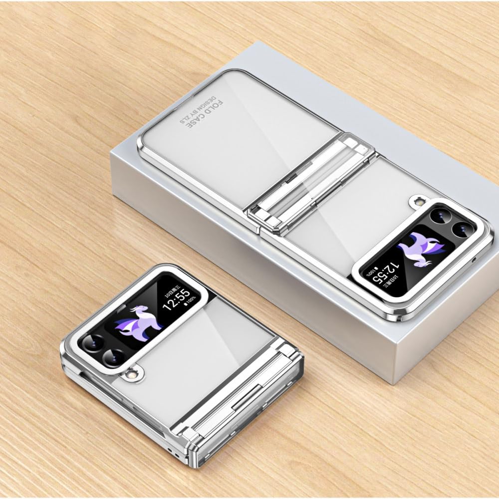 Amazon.co.jp: Samsung Galaxy ZFlip 3 Z Flip 4 5Gケース透明電気