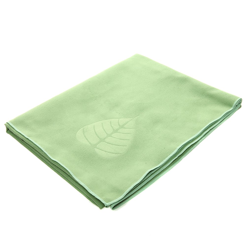 The Little Bodhi Microfiber travel towel, 180 cm x 90 cm, packtowl/camping towels, microfibre travel towel, green - Image 2