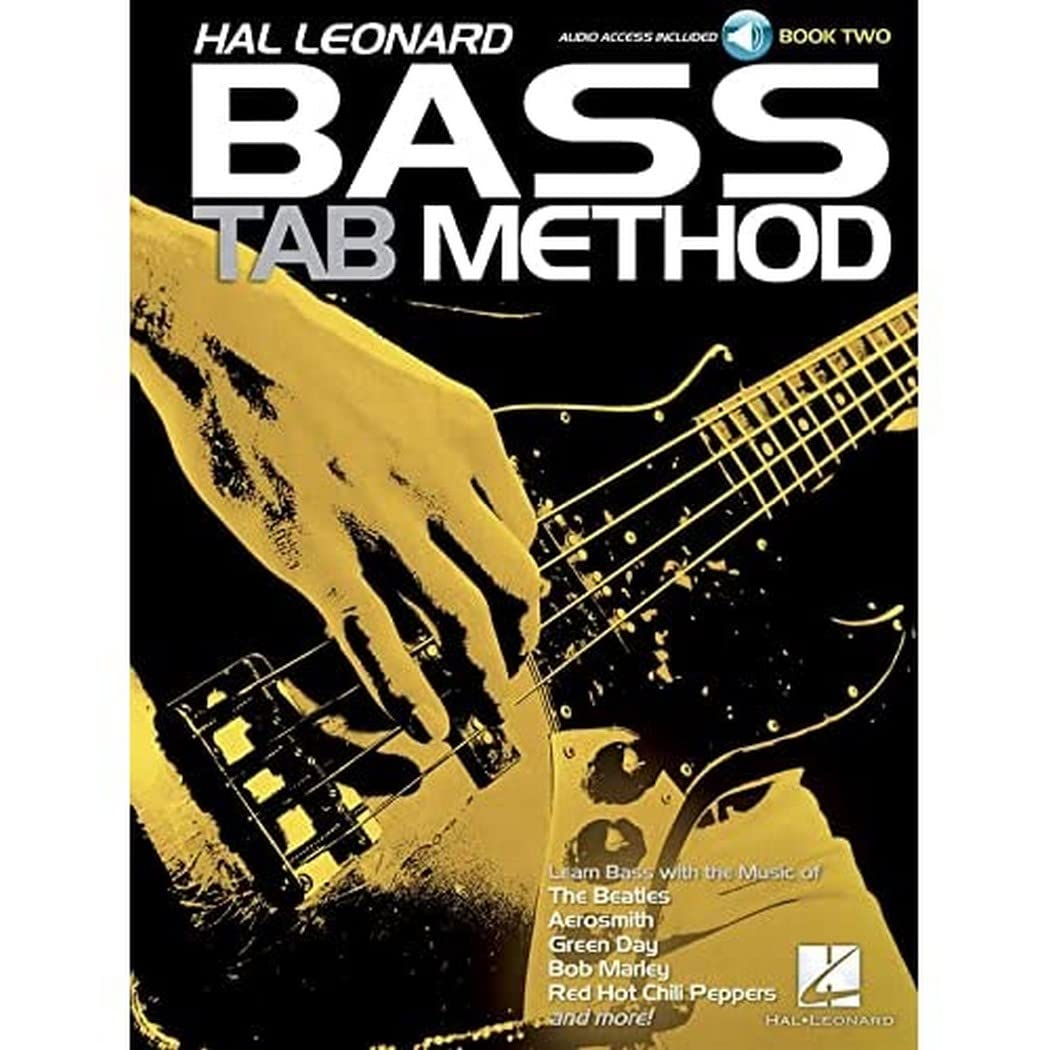 Hal Leonard Bass Tab Method - Book 2. Bass Guitar Book and Audio-Online