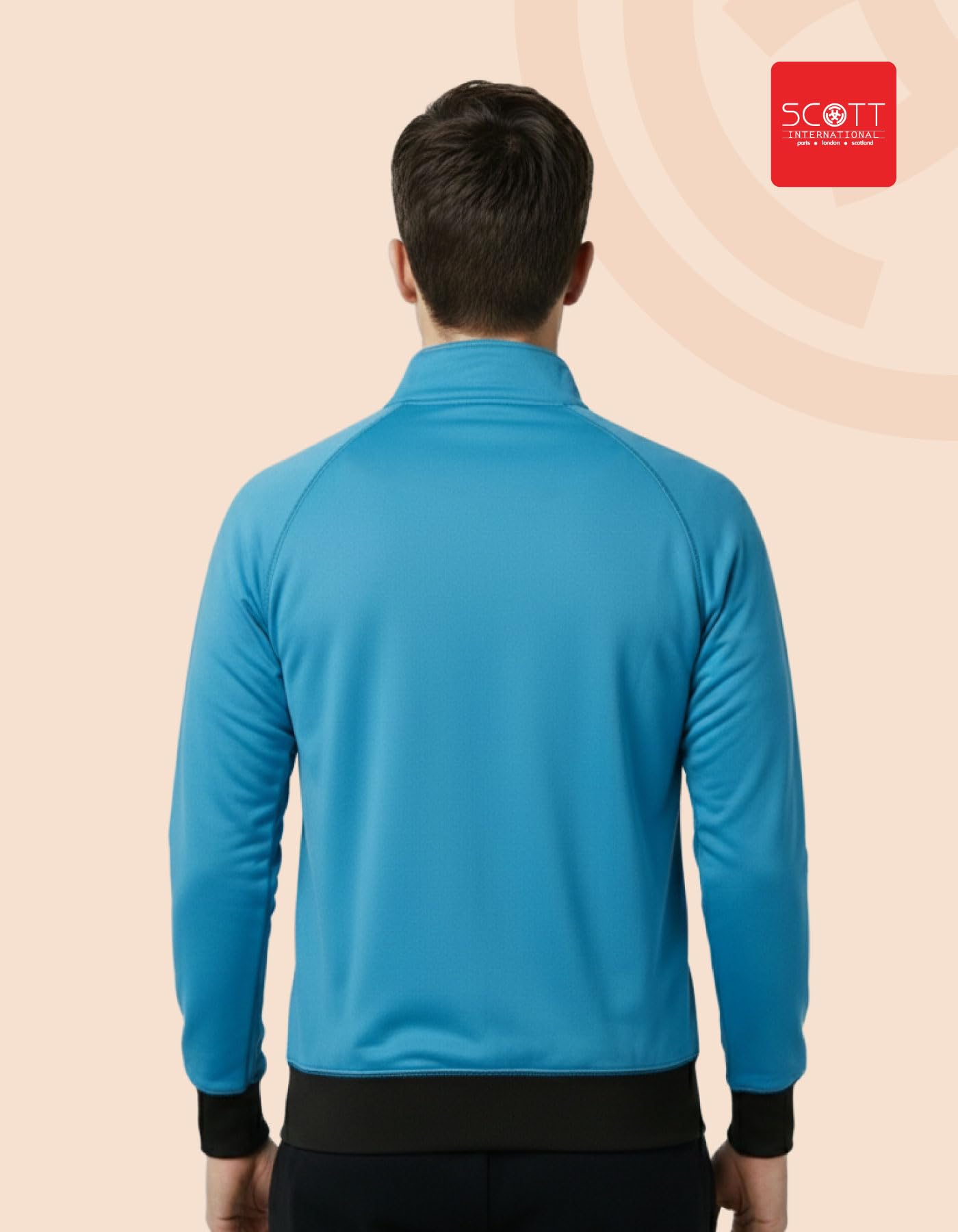 Scott International Jackets for Men | Winter wear | Men's Polyester Full Sleeve Zip with Pocket | Men Jackets | Winter Standard length Jackets - Image 3 thumbnail