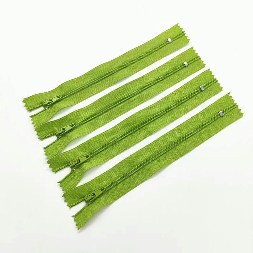 100 pièces 3# (7,5-60 cm) 3-24 Pouces Fermetures à glissière en Nylon - 20 Couleurs pour projets de Couture et Fournitures d'artisanat