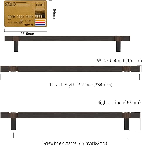 Vista 69 de Amerdeco Paquete de 10 tiradores de gabinete de cocina color negro mate de 3-3/4 pulgadas, accesorios para gabinetes, manijas de cocina, tiradores